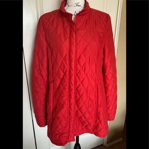 Nine West Red Quilted Jacket